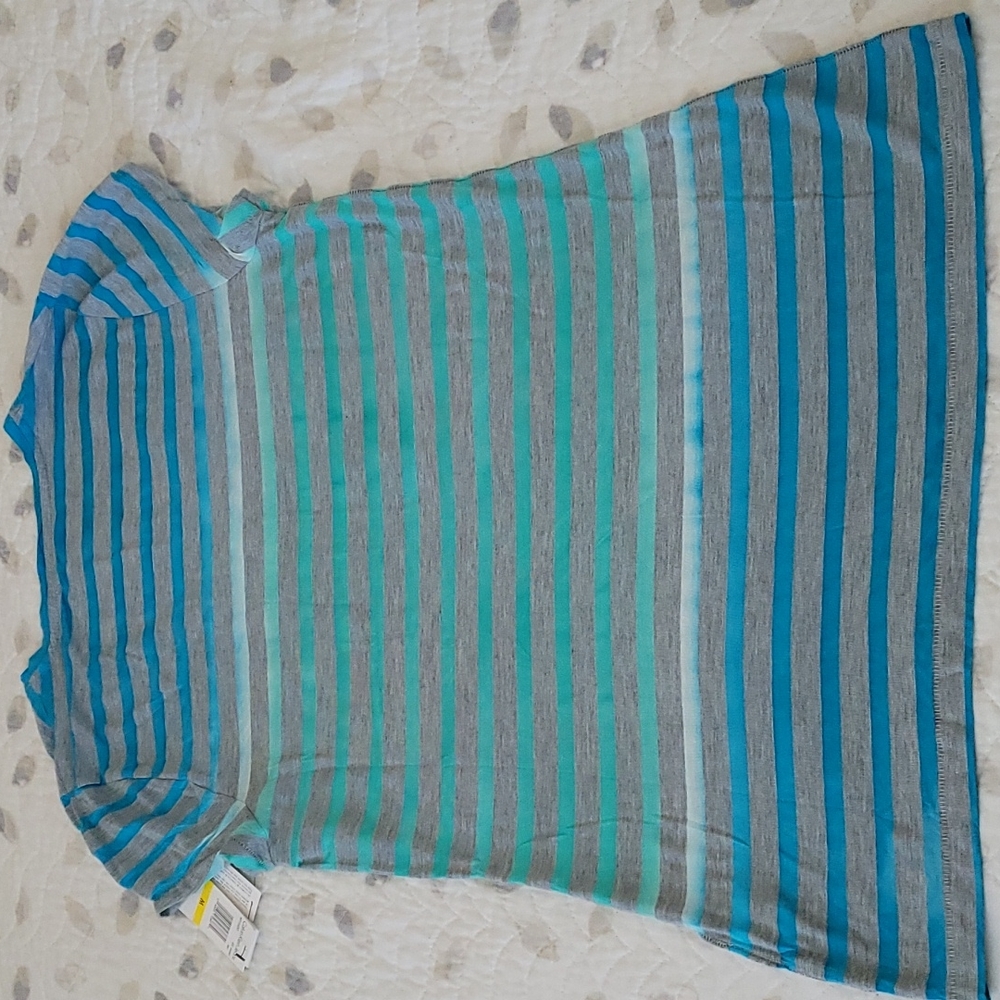 NEW Calvin Klein Jeans Stripped Tee Shirt - Picture 7 of 9